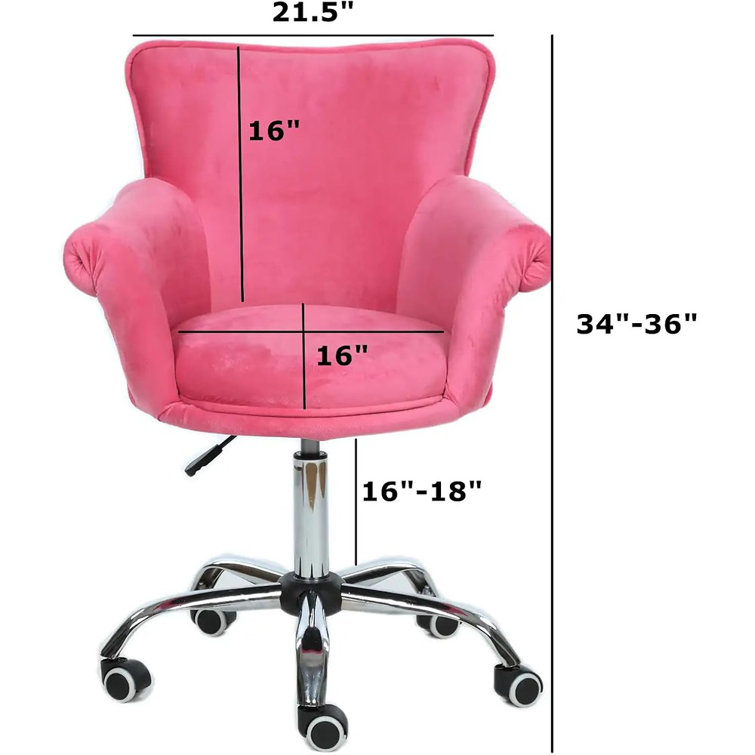 Armchair style best sale office chair